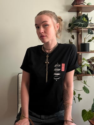 Image of Mesmereyes Black T-Shirt