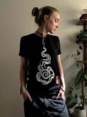 Image of Spiral Drifter Black T-Shirt
