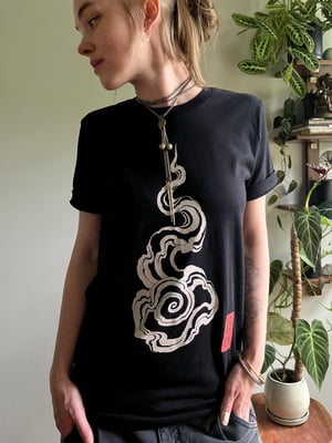 Image of Spiral Drifter Black T-Shirt