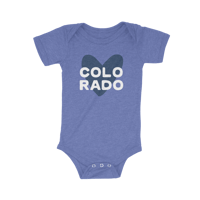 Colorado Heart Baby Onesie