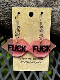 F*CK Lips Pink/Black