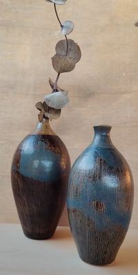 Image 1 of Textured Bottle Vases – Set of Two