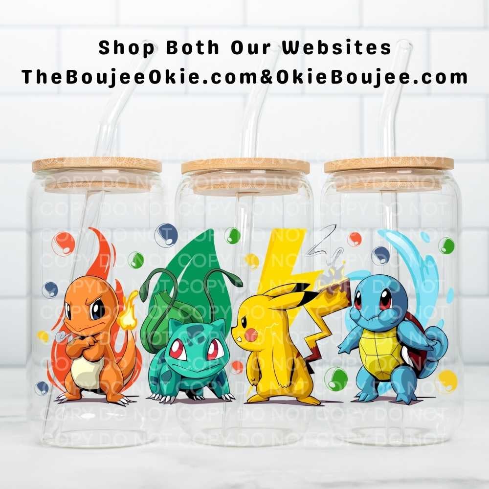 Image of Pokemon Pikachu Uv Dtf Wrap   W1090