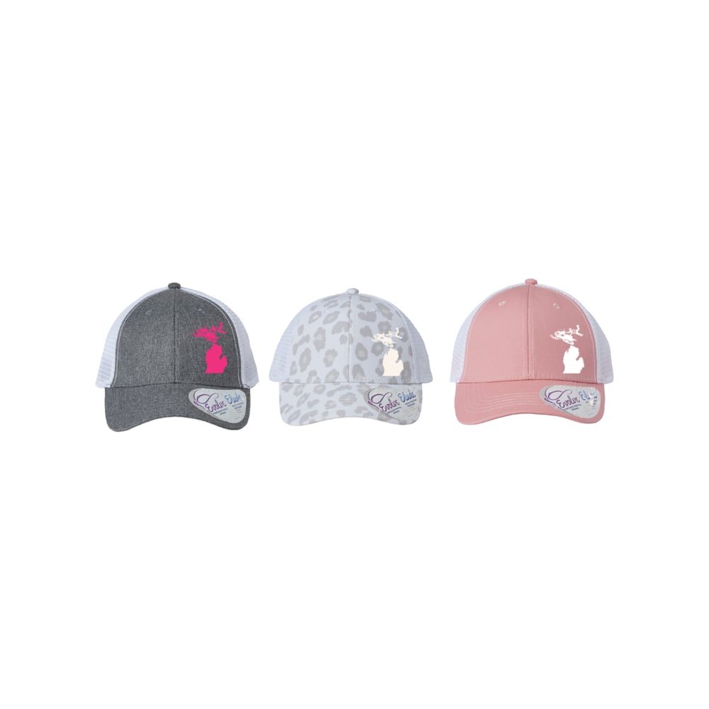 Image of Concealed Ponytail & Makeup Resistant Sweatband Trucker