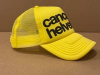 Image 2 of Cancel Helvetica Trucker (yellow/black)