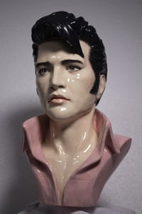 Image 6 of Elvis Presley - Painted and Glazed sculpture (Pre-order)