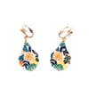 Geneva Fall Floral Earrings | Clip - on