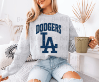 Image 1 of Dodgers Bling sweatshirt 