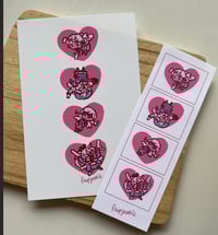 Image 1 of Love Bullet Mini Print and stickers