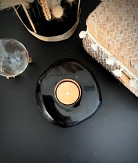 Image 1 of BOUGEOIR OBSIDIENNE NOIRE