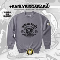 Image 3 of EB CRABS IN A BUCKET Crewneck By +Earlybird Baba-