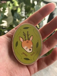Image 3 of Deer wooden pin