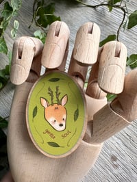 Image 1 of Deer wooden pin