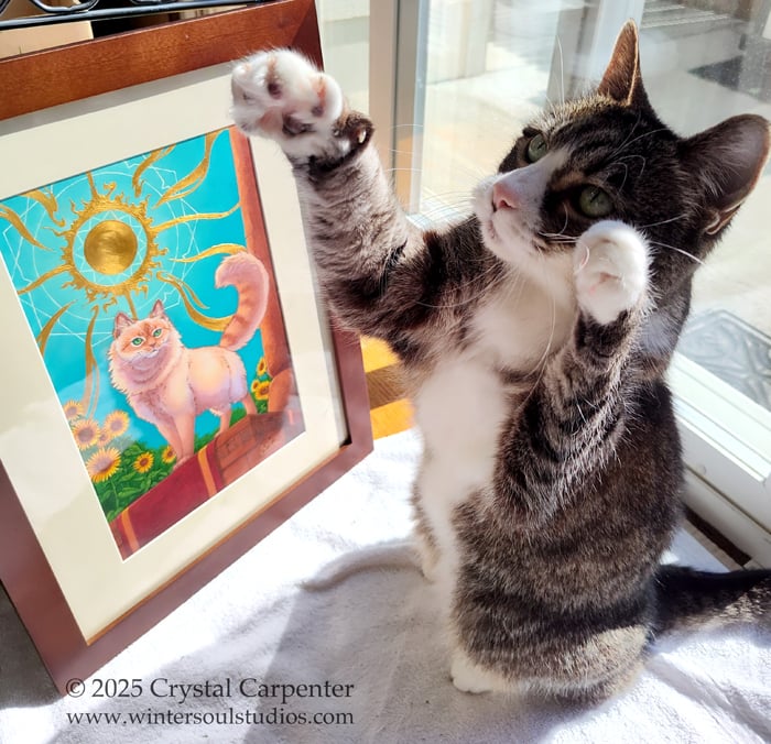 Image of The Sun’s Path - Framed Original Painting