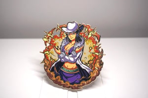 Cow Girl 2 Enamel Pin