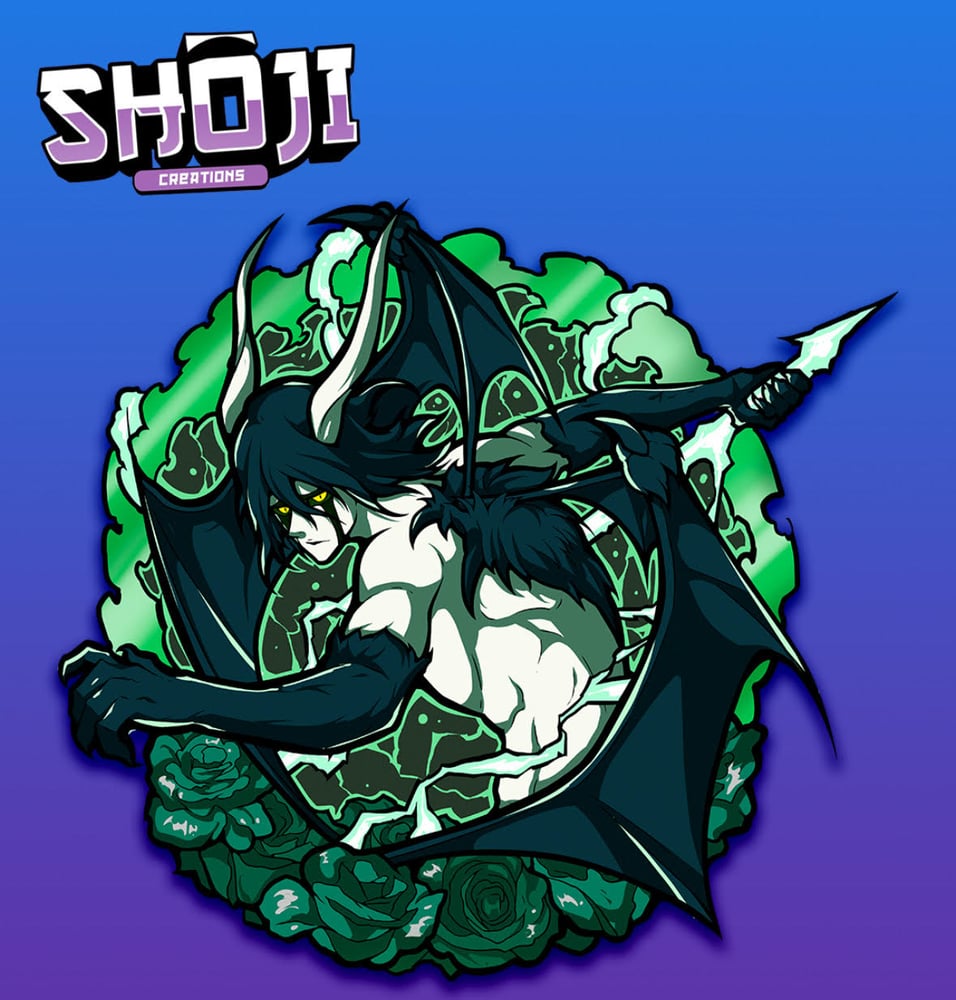 Emo Villain Enamel Pin