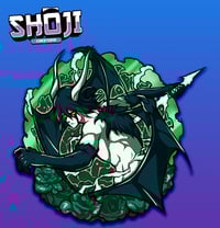 Image 1 of Emo Villain Enamel Pin (In Hand)