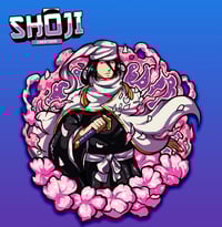 Cherry Blossom Samarai Enamel Pin