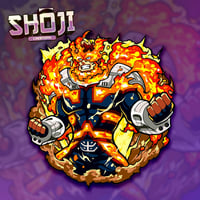 Flaming Hero Enamel Pin (In Stock)