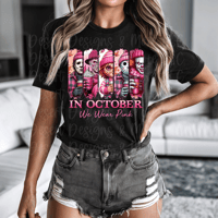 In October We Wear Pink Shirt 