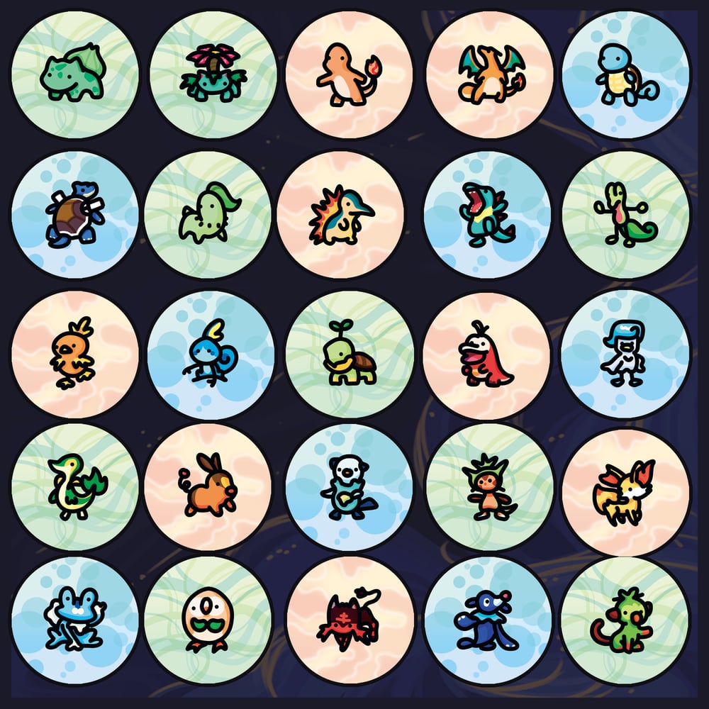 Image of !! NEW !! Pokemon Holo Badges