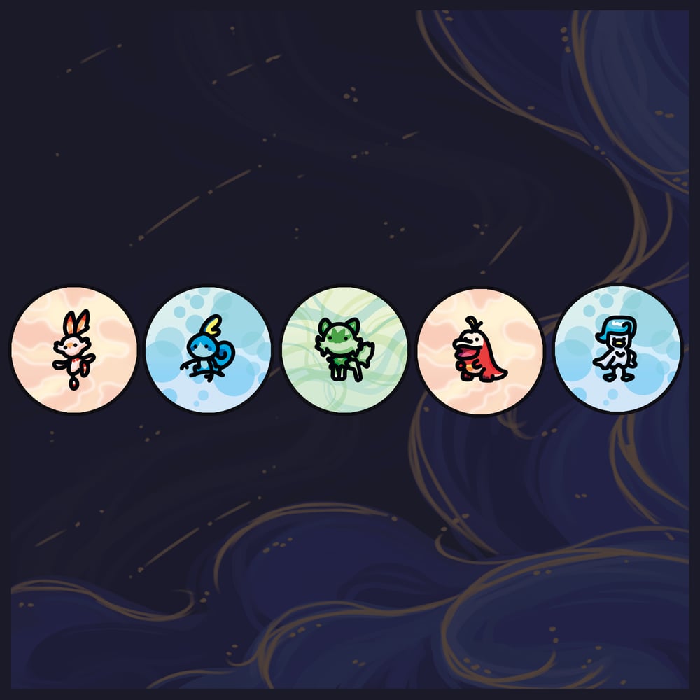 Image of !! NEW !! Pokemon Holo Badges