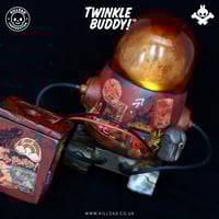 Image 5 of Twinkle Buddy! Brick Red - Original version - Resin art piece with LED