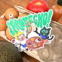 Image 2 of Provecho Cats Sticker