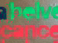 Image 2 of cancel helvetica framed wall art