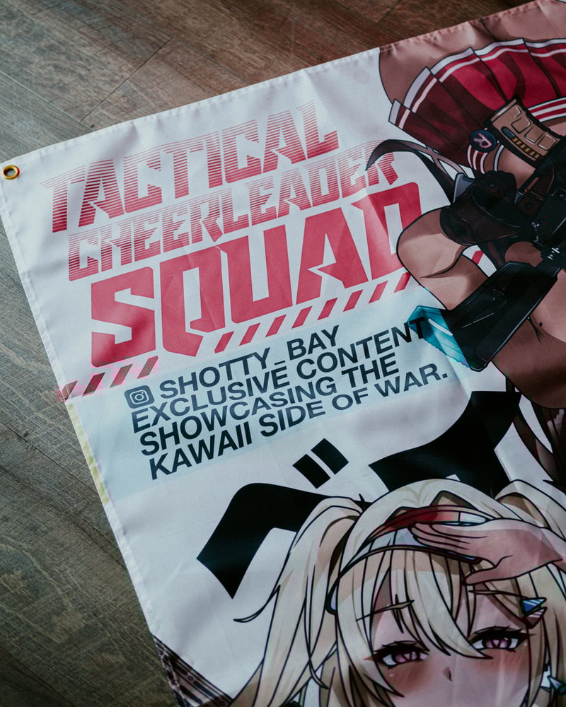 Image of Nikke Cheerleader Invertable Flag