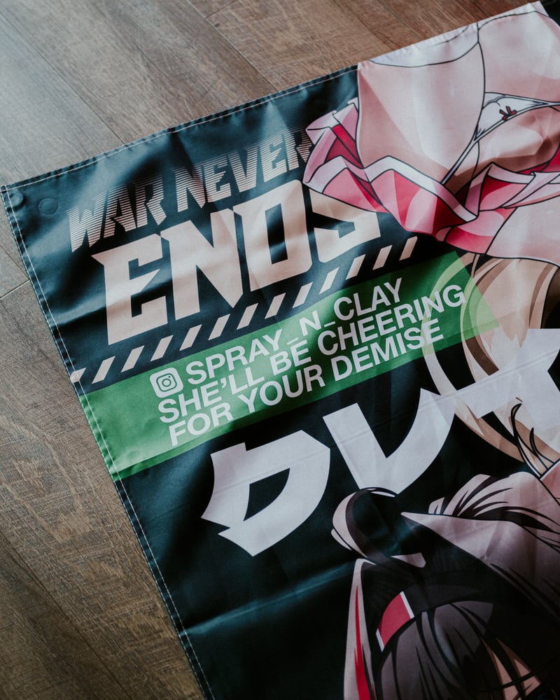 Image of Nikke Cheerleader Invertable Flag