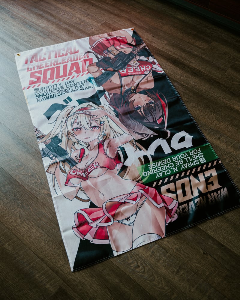 Image of Nikke Cheerleader Invertable Flag