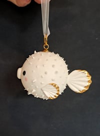 Image 5 of Porcelain Pufferfish Bauble