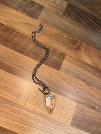 Image 2 of Clear Quartz Icicle Necklace 