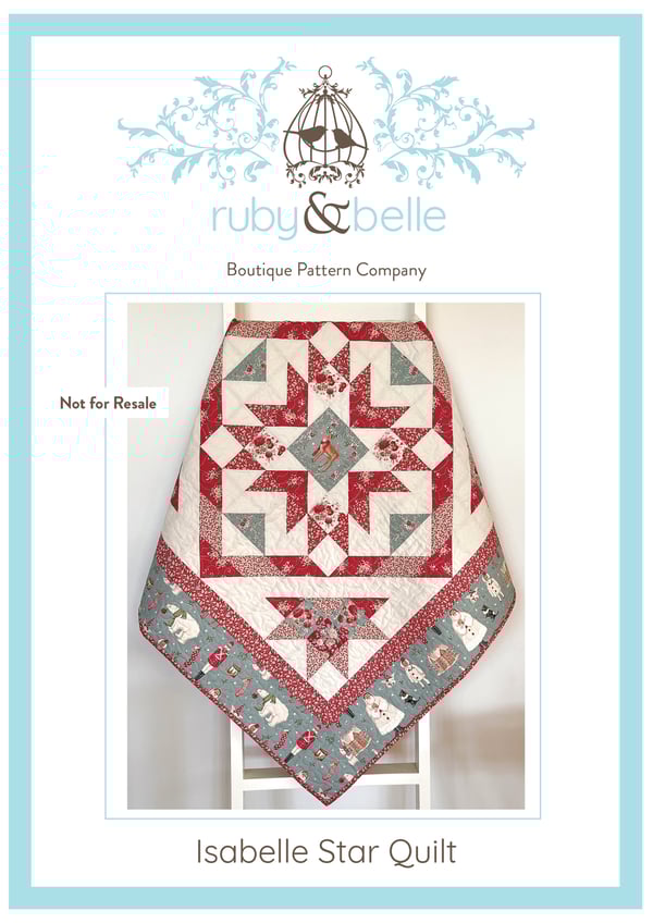 Image of Isabelle Star quilt Pattern - pdf