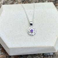 Image 6 of Silver Birthstone Wreath Charm