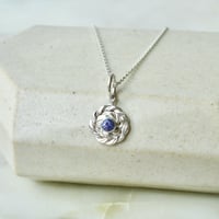 Image 4 of Silver Birthstone Wreath Charm