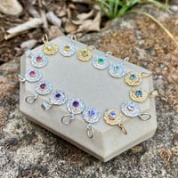 Image 13 of Gold Birthstone Wreath Charm