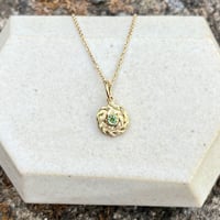 Image 6 of Gold Birthstone Wreath Charm