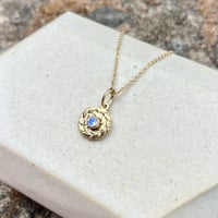 Image 5 of Gold Birthstone Wreath Charm