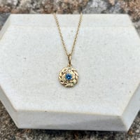 Image 7 of Gold Birthstone Wreath Charm