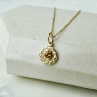 Image 9 of Gold Birthstone Wreath Charm