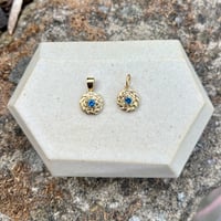 Image 10 of Gold Birthstone Wreath Charm