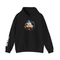 Image 1 of Be Kind Hoodie - Cozy Motivational Autism Awareness Sweatshirt