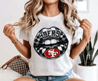 49ers Lips Shirt 