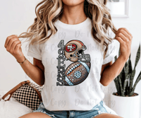 49ers Rhinestones Shirt 