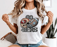 Go 49ers Rhinestones Shirt 
