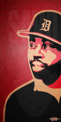 Image 1 of "DILLA" 12" X 24" • ORIGINAL PAINTING By: SAVO888