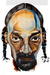 Image 1 of "SNOOP" 24" x 36" • ORIGINAL PAINTING By: SAVO888