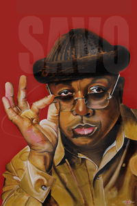 Image 1 of "E-40" ... 24" X 36" • ORIGINAL PAINTING By: SAVO888